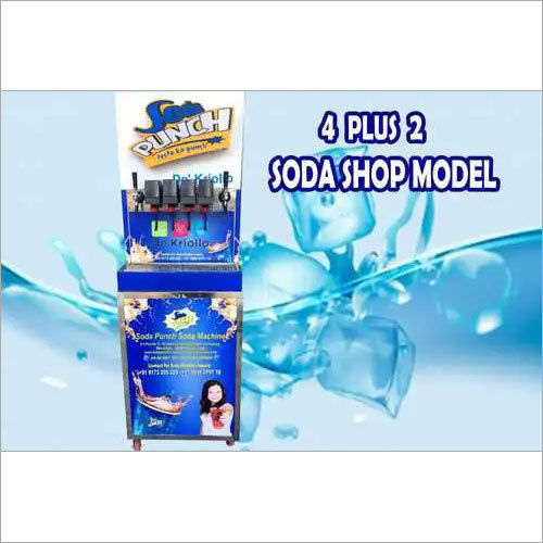 Semi-Automatic 4+2 Valve Soda Fountain Machine