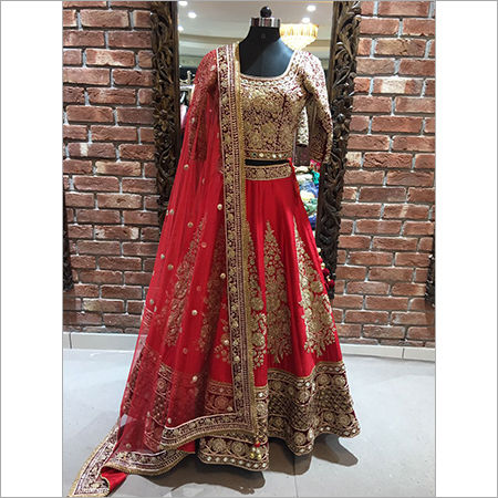 Embroidered Work Bridal Lehengas