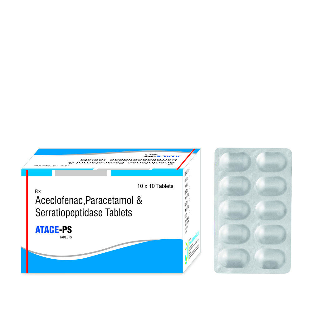 Aceclofanac Paracetamol Serratiopeptidase Tablets