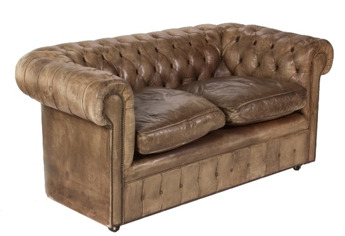 Chesterfield Leather Sofa No Assembly Required
