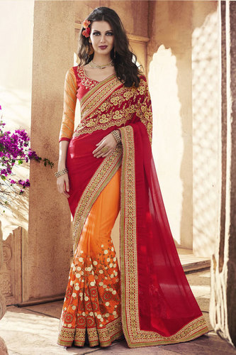Double Shade Designer Saree