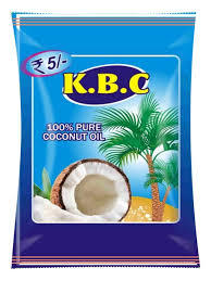 Hair Oil Packaging Pouch - Color: Blue