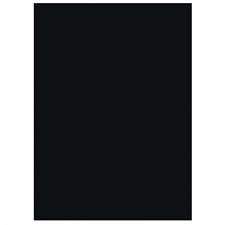 VAT Black BG - Paper Various Sizes, Black Color, High Opacity, Smooth Finish, Durable, Easy Application