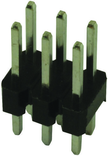 BOARD CONNECTOR HEADER, 6WAY, 2ROW - Light Weight 0.329 Grams | Ideal for Board-to-Board Applications and Efficient Signal Transmission