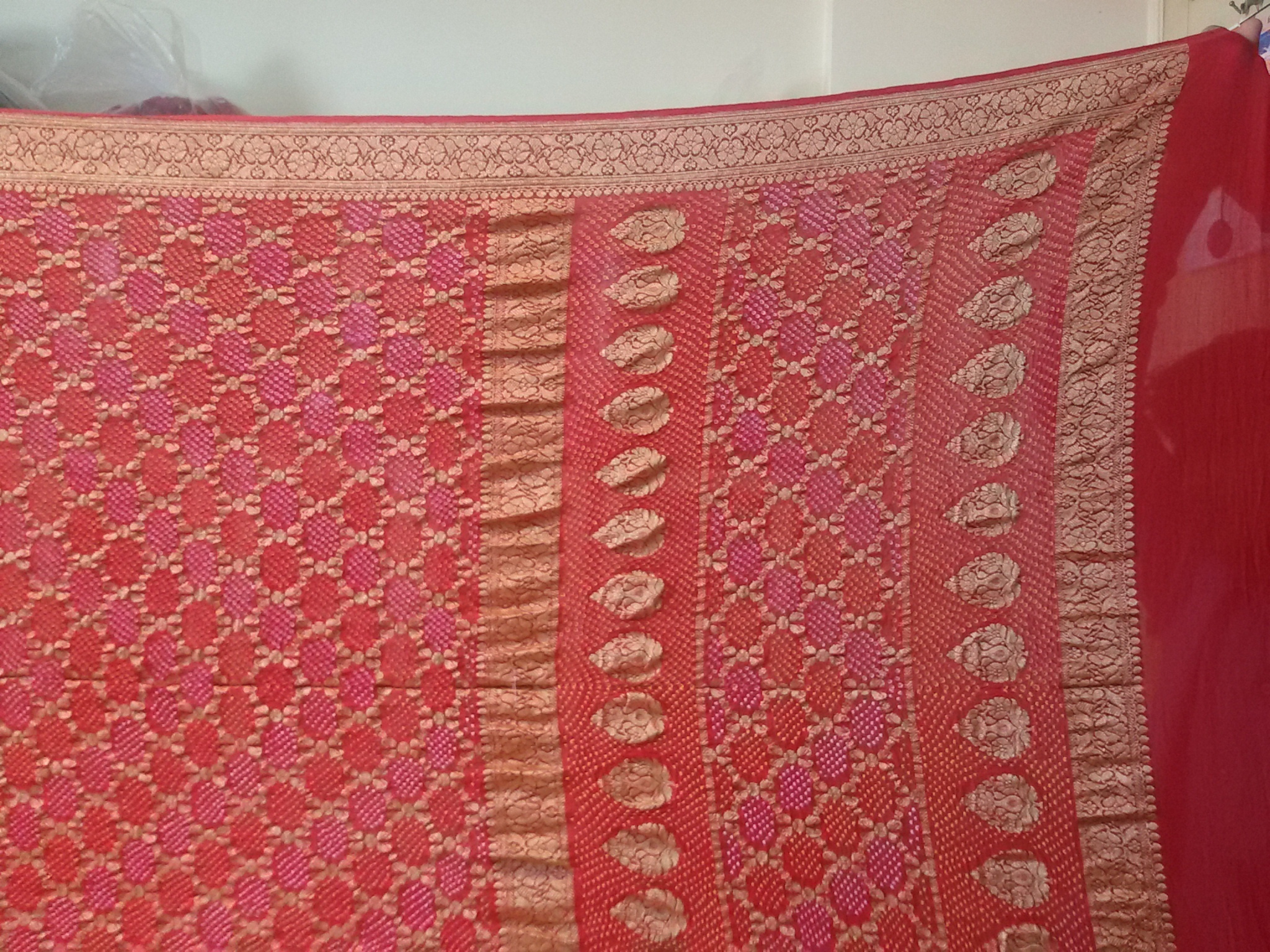 Banarsi Bandhej Sarees