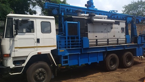 1000 Feet Depth Hydraulic Portable Water Well Drilling Rig