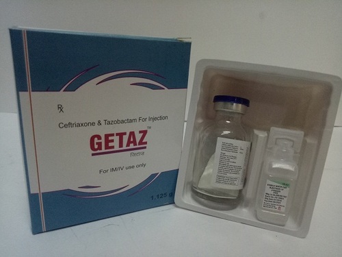 Ceftriaxone 1000 mg.+Tazobactum   125 mg.