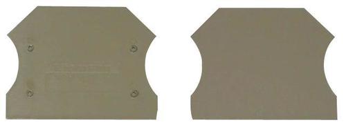 TERMINAL BLOCK END PLATE - Model No. SPC10573 Weight 2.949 Grams | For Use With DIN Rail Terminal Blocks Accessory Type: End Plate