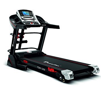 Auto Lubricating Treadmill - 120x40 cm, Black, 2 HP Motor | Space Saving, Easy Folding, Handrail Controls, Phone Holder, Quiet Operation, LCD Display
