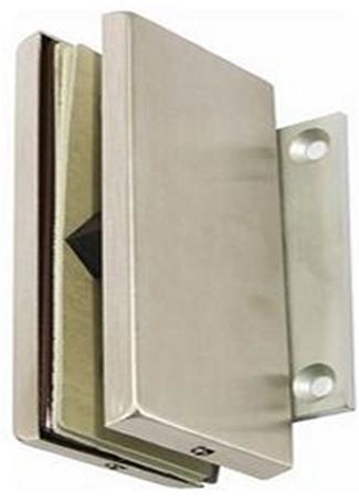 Side Connector - Stainless Steel Matte Finish, Suitable for 10-12mm Glass, Model PT 92
