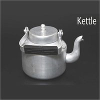 Aluminium Tea Kettle - 2.0 Liters, 18x15x20 Cm Dimensions, Black Plastic Handle - Curved Spout, Durable Aesthetic Design