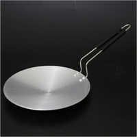 Aluminium Tawa - 10 Inch Silver Round | Attractive, Sturdy, Easy To Handle And Clean