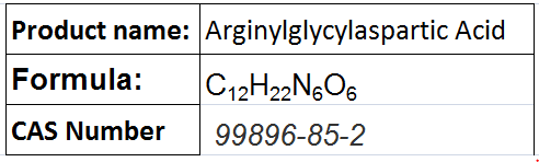 Arginylglycylaspartic Acid - Chemical Formula CââHââNâOâ, Molecular Weight 346.34 g/mol | Biochemical Tool, Recognition Study, Water-Soluble
