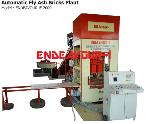 Automatic Fly Ash Bricks Plant / Endeavour-If2000 Capacity: 2000 P/H Kg/Hr