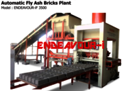 Automatic Fly Ash Bricks Plant - 18 Bricks Per Stroke, 3300-3500 Bricks Per Hour | Plc Control, 1-year Warranty, Heavy Duty Hydraulic Press