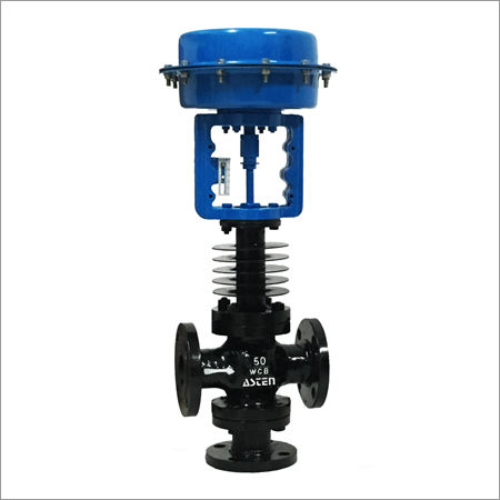 Diaphragm Type Control Valve - Color: Blue