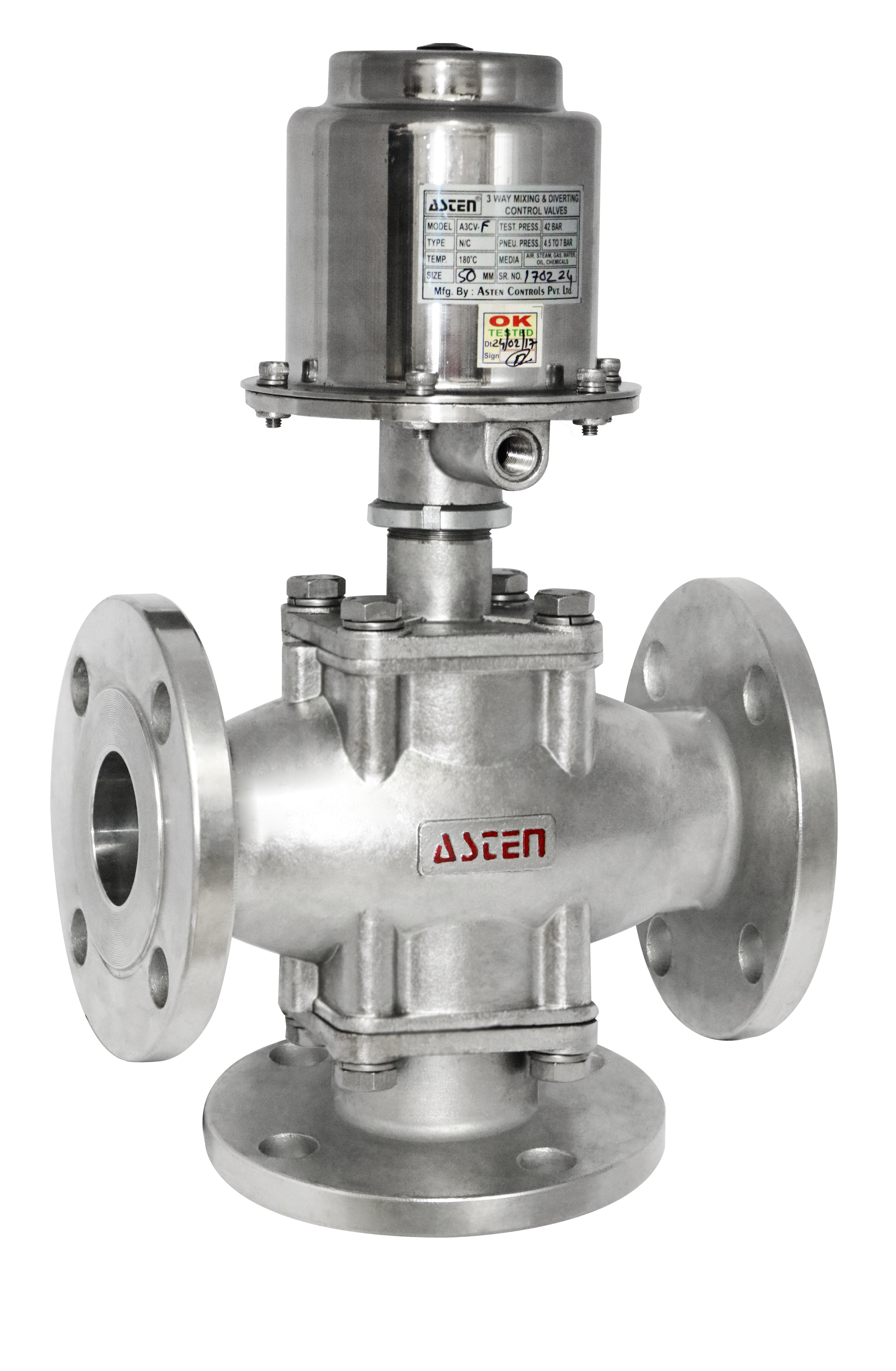 3 Way Control Valve F/E