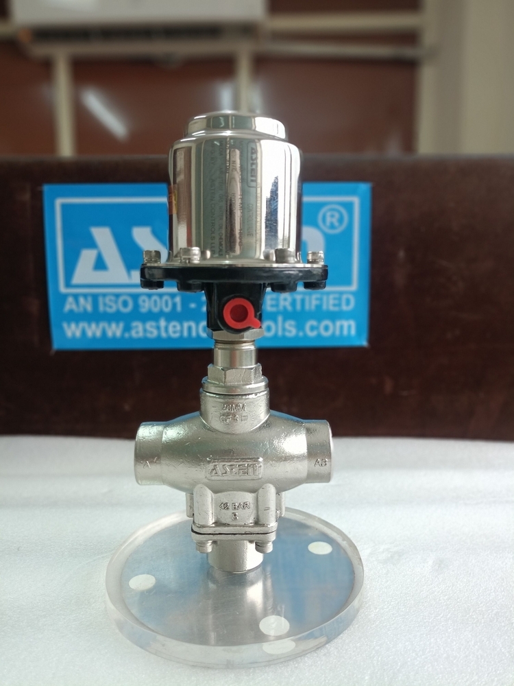 Angle Control Valve - CF8 Body, PTFE Seat | Stainless Steel, Up to 42 Bar Pressure, Perfect for Industrial Use