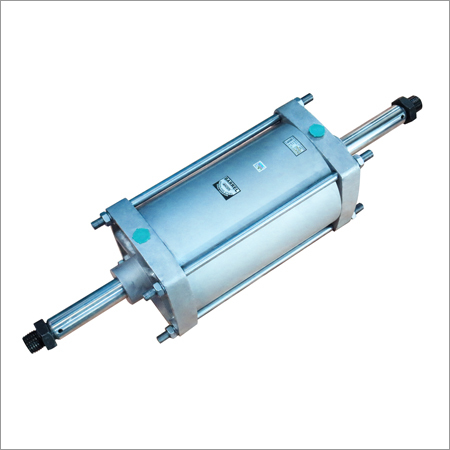 Double Ended Pneumatic Cylinder - Material: Aluminum