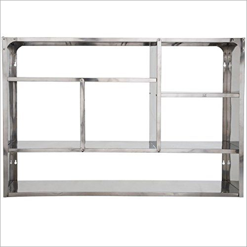 Plate Rack - Stainless Steel, Wall Mounted, Adjustable Shelves | Durable, Space-Saving, Rust Resistant, Polished Finish