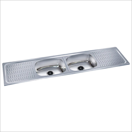 Double Bowl Drain Sink