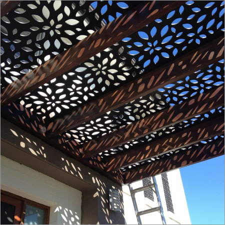 Decorative Metal Cutting Roof Shed