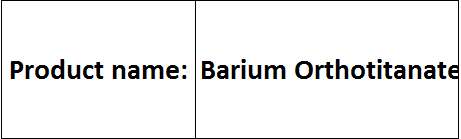 Barium compounds