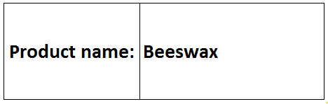 Beeswax