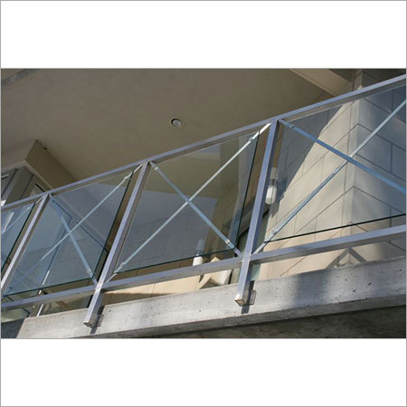 SS Balcony Glass Grills