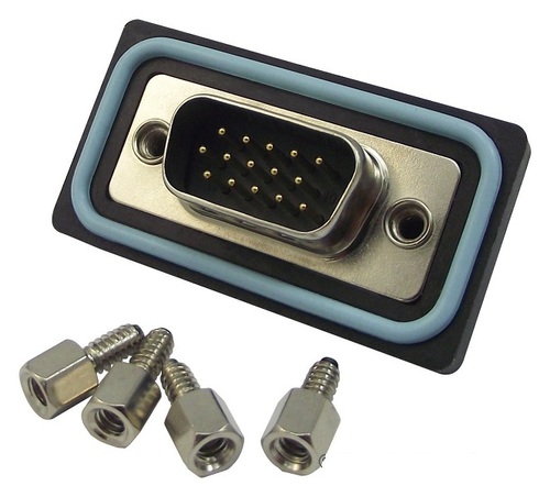 D-Sub Connector Assembly - 9 Position Plug Steel Body | 30.6 Grams Weight Solder Contact Termination