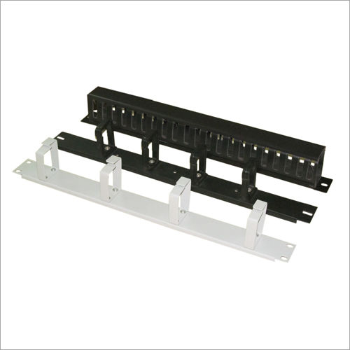 Cable Management 1U Horizontal with Loops (MS/PVC)