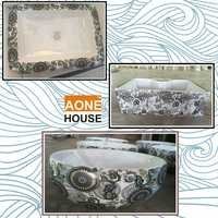 Multi Sticker Design Table Top Wash Basin
