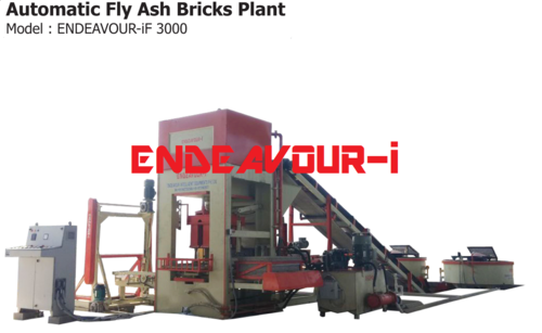 Automatic Fly Ash Bricks Plant / Endeavour-If3000 Capacity: 3000 P/H Kg/Hr