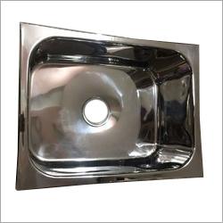 S S Square Shape Kitchen Sink - Stainless Steel, 18x15x5 Inches, 3.5 Inch Drain | Durable, Mirror Polished, Top Mount, Easy Installation
