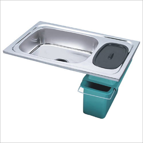 Single Sink With Garbage Bin