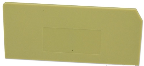 END PLATE - Plastic 10x5x1 cm Beige | Durable Lightweight Easy Install Smooth Finish 10kg Load Capacity
