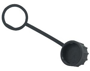 DUST CAP FOR PANEL PLUG SCREW - Weight: 4.1 Grams Compatible with Multicomp's 2CM Circular Industrial Panel Mount Plugs