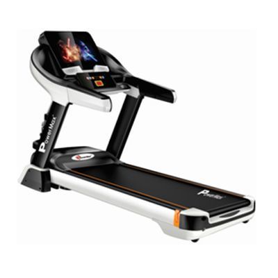 Motorized Treadmill-New 4.5 HP with 13.3" Color Touch Screen, Steel Frame, 57"x20.5" Belt, Auto Incline 0-15%, Foldable, 12 Programs, MP3 Input