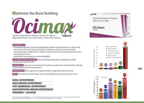 Calcium Citrate 1000 Mg,Zinc 15 Mg,Magnesium 50 Mg,Vit.D3 1000 Iu,Vit.K2-7 50 Mcg Tablets