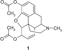 Heroin hydrochloride monohydrate