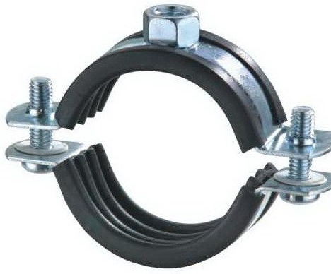 Metal Clamp With Rubber Seal - Metal Material, Durable Design | Ideal for Securing Objects with Protective Rubber Sealing for Optimal Grip