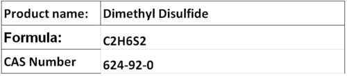 Dimethyl Disulfide - Formula C2h6s2, Boiling Point 109-112â°c | Flammable Liquid, Strong Garlic Odor