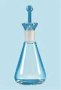 IODINE FLASK WITH GROUND JOINT AND STOPPER