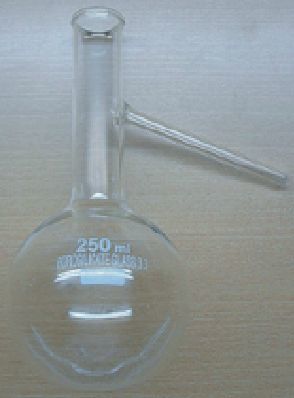 Borosilicate Glass Flask Distillation With Side Tube