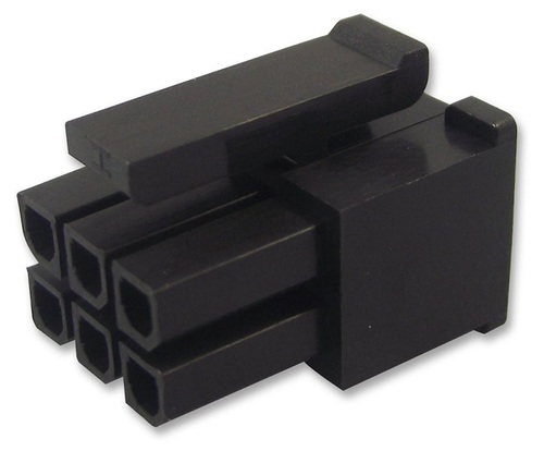 CONNECTOR HOUSING - Nylon 66, 6 Way, 3mm Pitch, 2 Rows, Operating Temperature: -25Â°C to 105Â°C, Insulation Resistance: 1000 Mohm, Weight: 0.553g