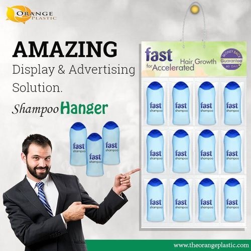 Shampoo Pouch Display Hanger
