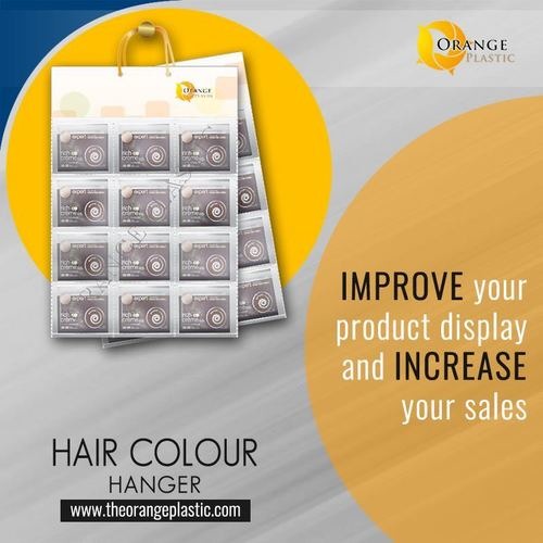 Hair Color Pouch Display Hanger