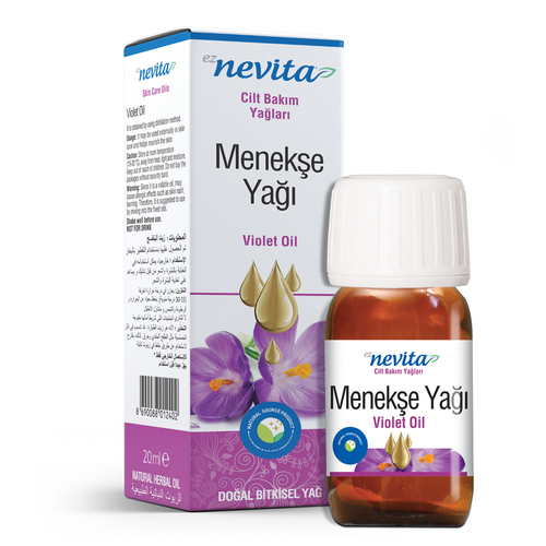 Violet Oil - 20ml Glass Bottle, Purple | Skin Brightening, Hair Growth, Spot Removal, Oil Balancing, Fragrant Aroma