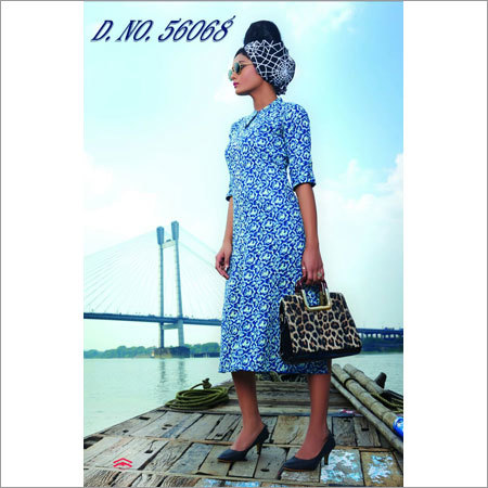Dry Cleaning Ladies Denim Kurtis