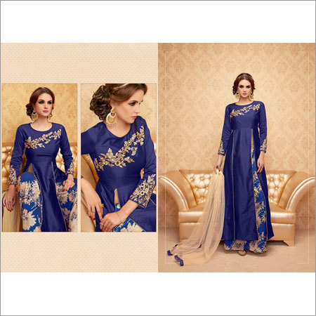 Ladies Sharara - Silk Fabric Embroidered Pattern | Elegant Traditional Design Customized Stitching Beaded Lace Decoration Comfortable Fitting Lightweight Appeal